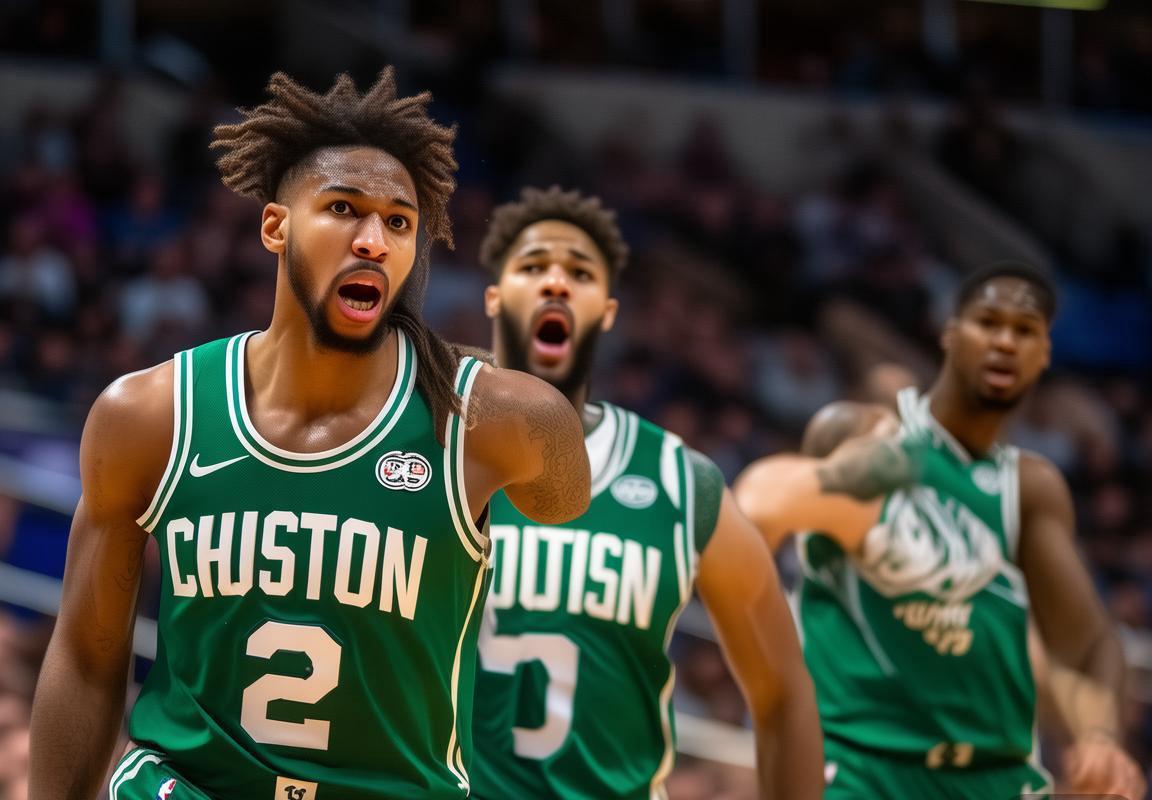 凯尔特人vs活塞NBA对决：杰伦·布朗与凯德·康宁汉姆的领袖较量